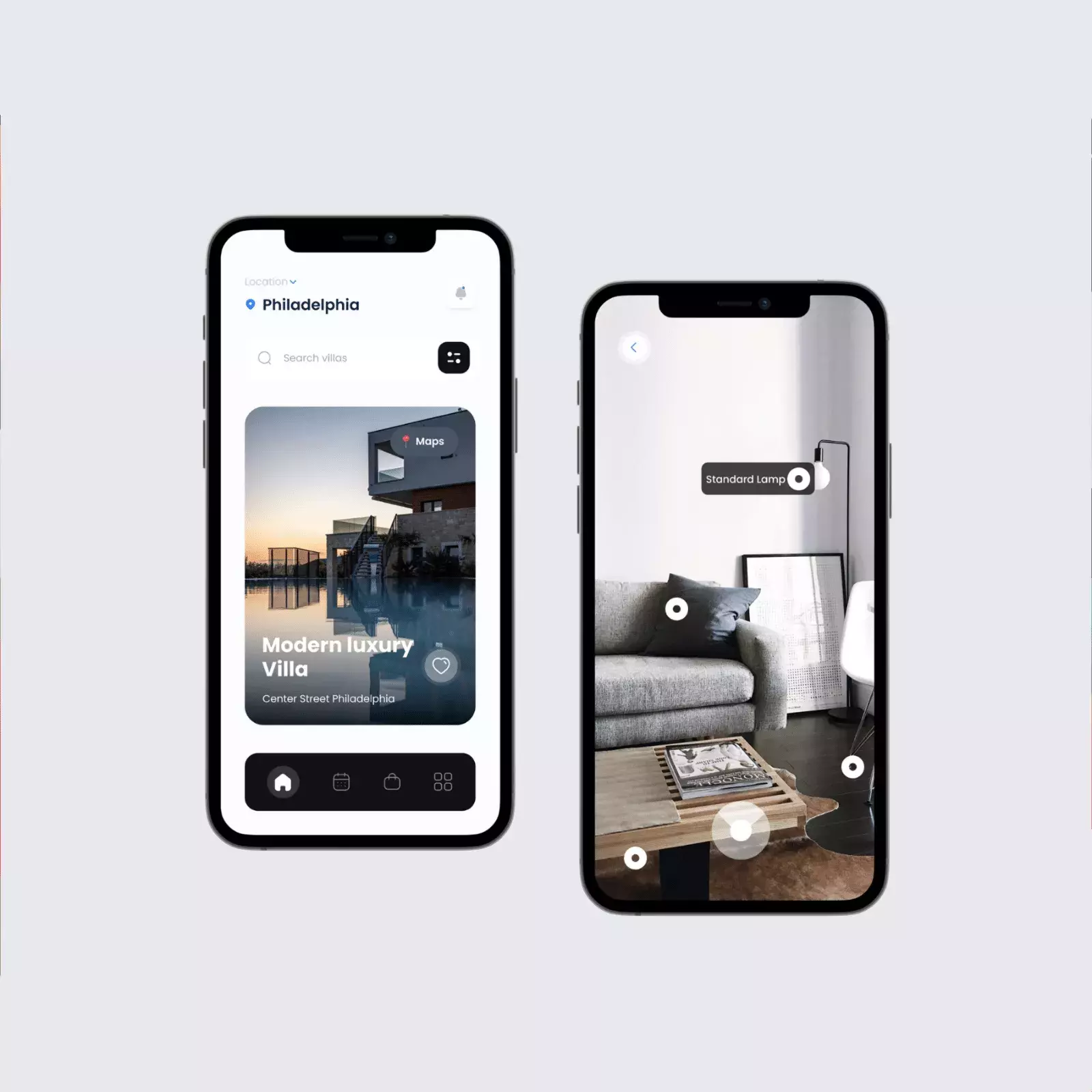 UI Inspiration — Villa travel app