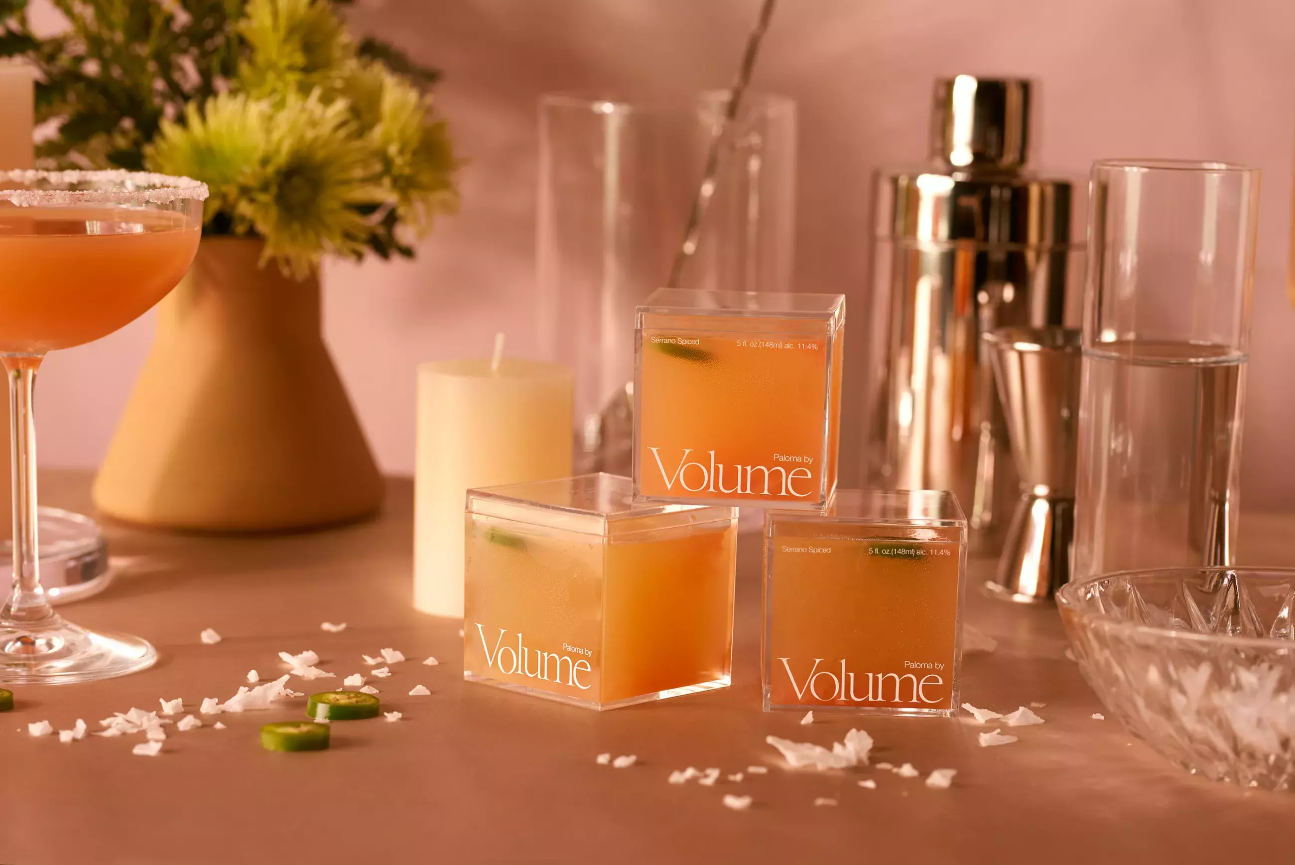 Unique Branding & Packaging Design for Volume Portable Cocktail