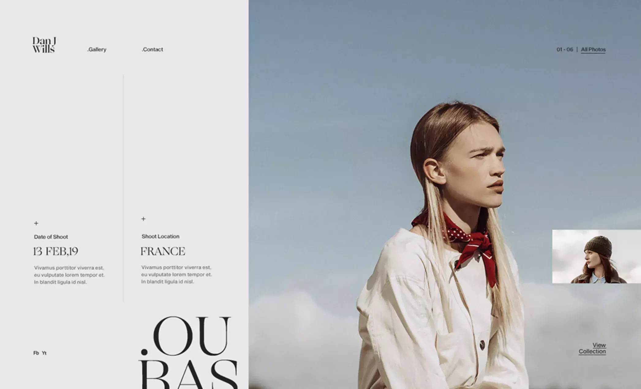 Beautiful Editorial Look Web Design by Anthony Goodwin