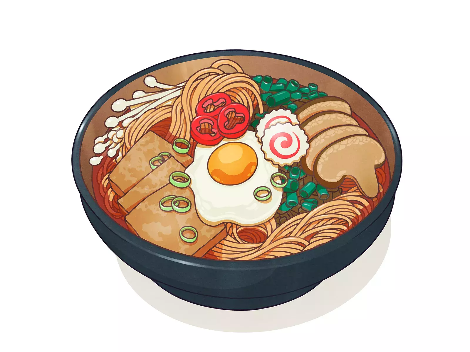 Delicious Ramen Illustrations by Stephan Lorse