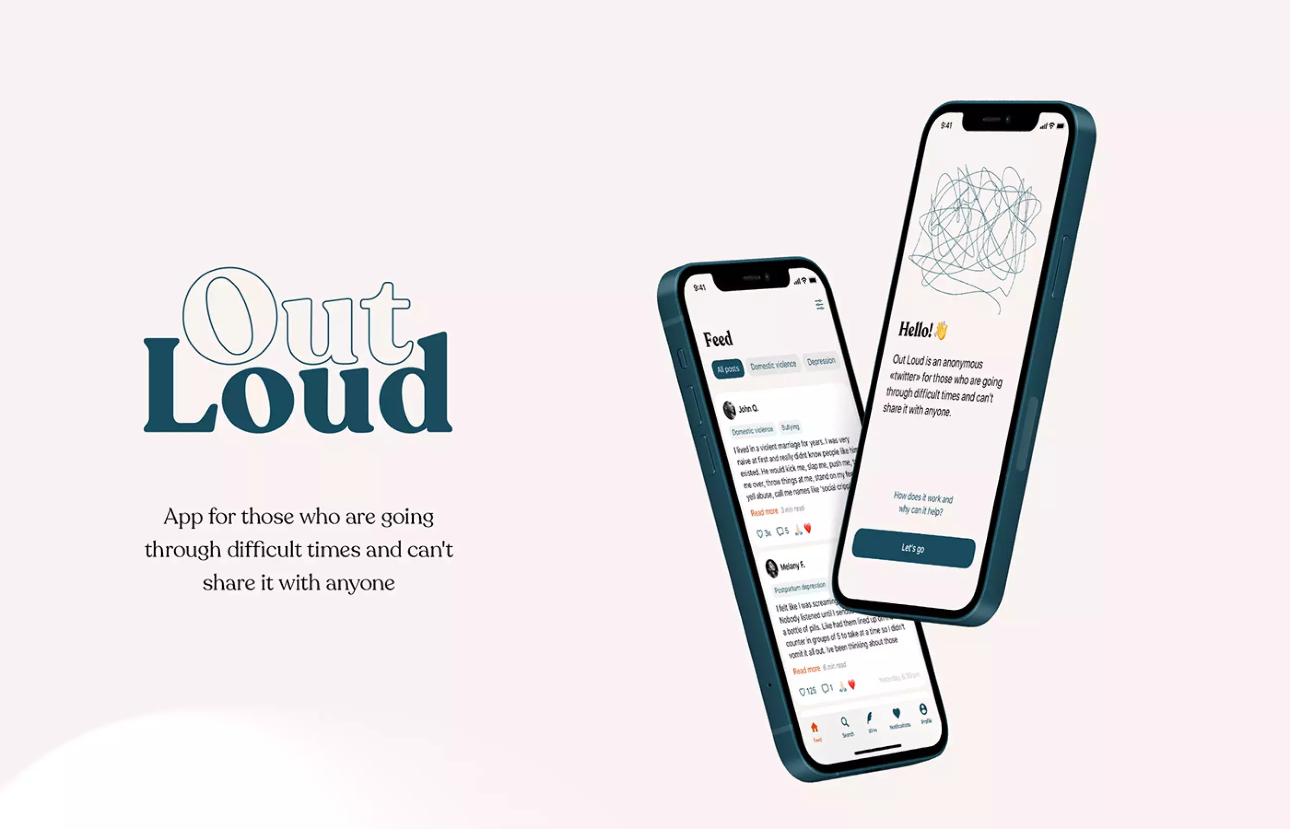 UI/UX Design — Out Loud App