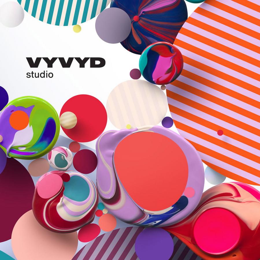 Art pieces made of 24 brand colors for VYVYD Studio - Digital Art