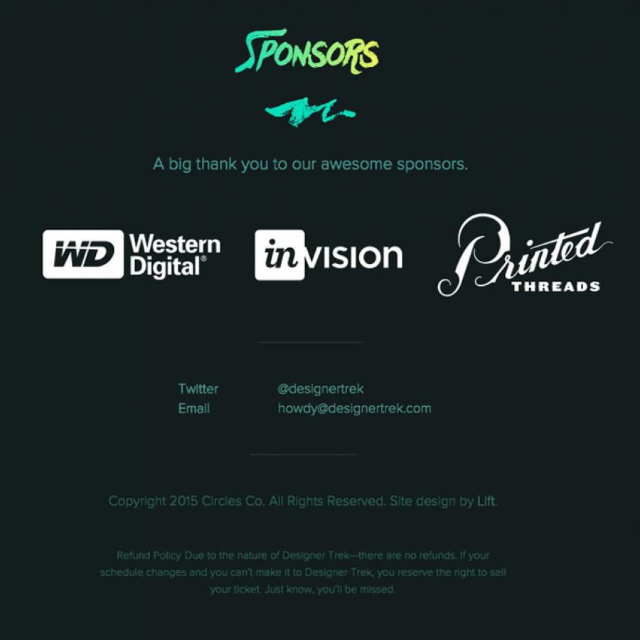 Web Design: Footer References