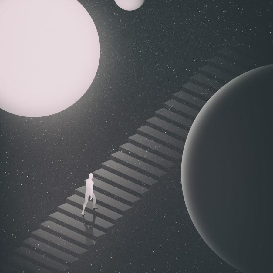 Surreal Illustration Style: The observatory