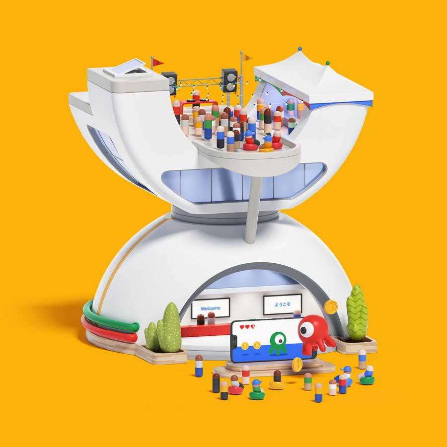 Illustration & Motion Design for Google Next by FOREAL