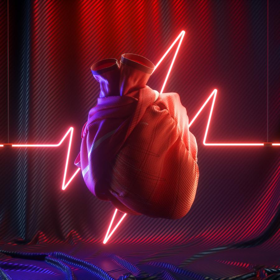 FabricHeart Campaign, living the heartbeats - Animation & Cinema 4D 