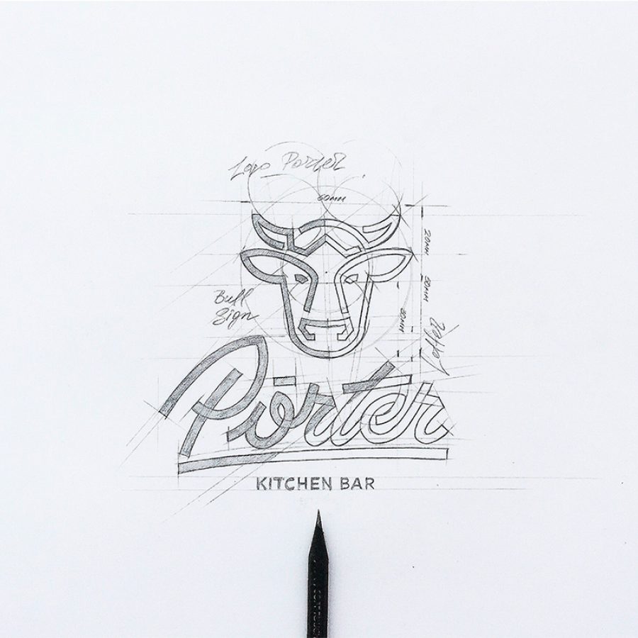 Branding: Porter the Kitchen Bar