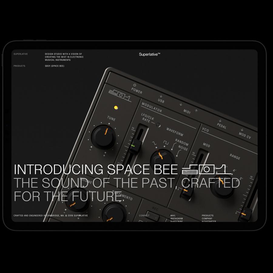 Superlative’s SB01 (Space Bee) — Visual Identity