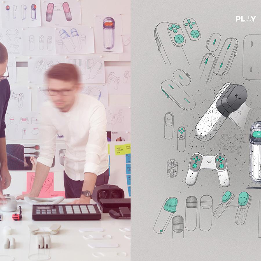 Industrial Design: PLAY, an innovative gaming kit