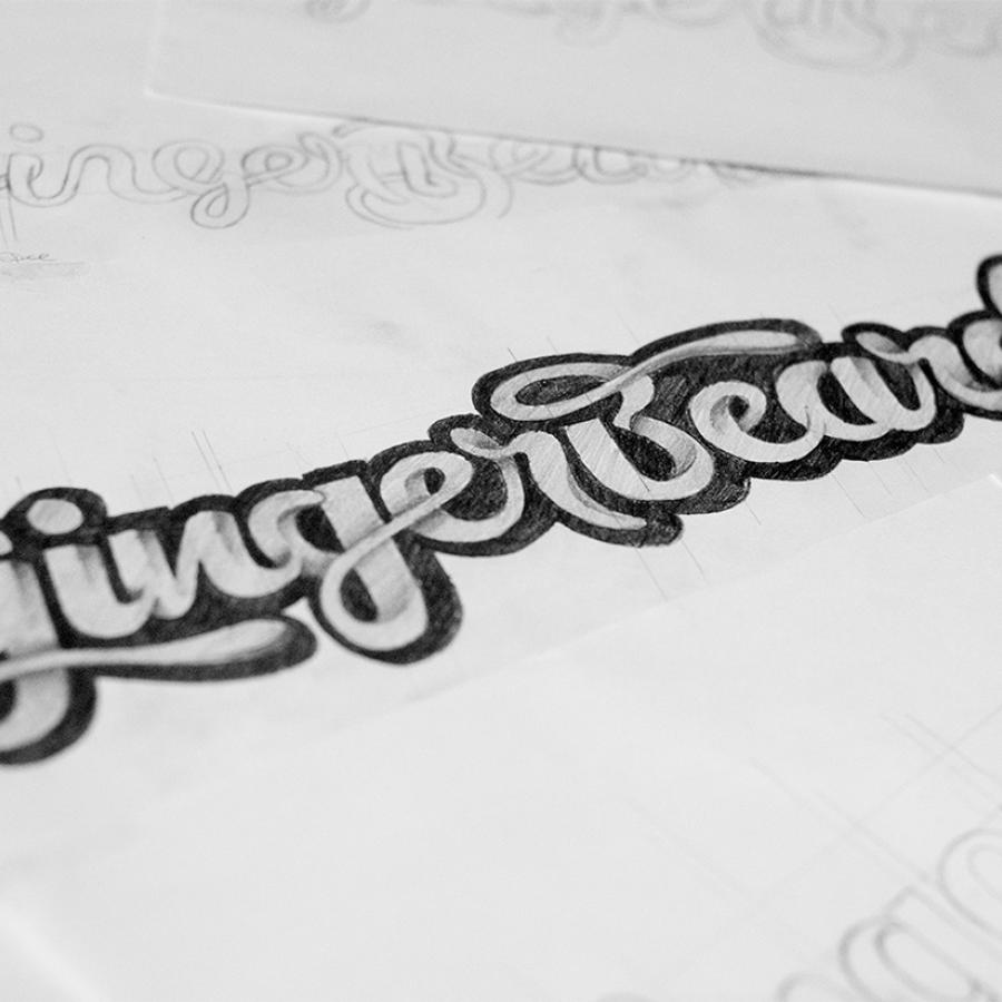 Gingerbeard Logo Design Process