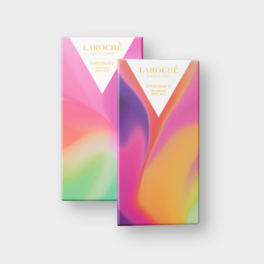 Vibrant & Abstract Packaging for Laroché Chocolate 