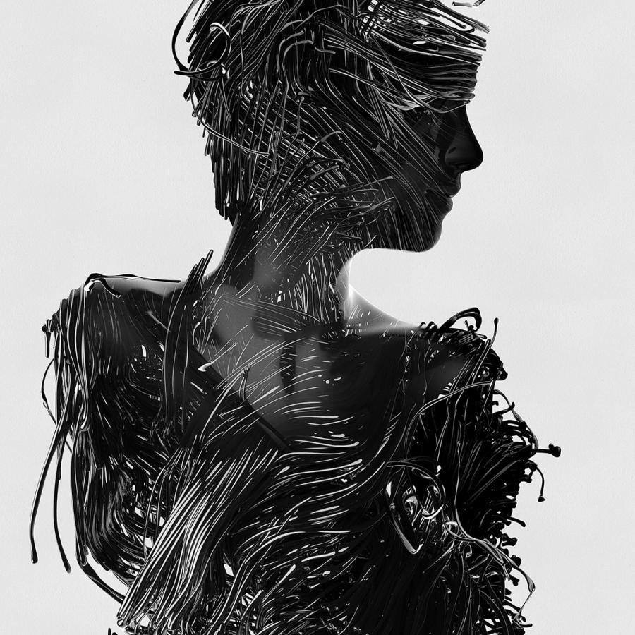 'Profilove III' — an abstract digital art series