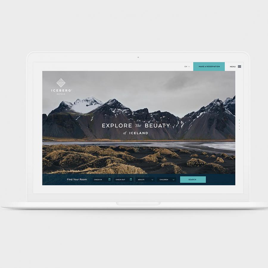 Brand Identity & Web Design for Iceberg Hotels