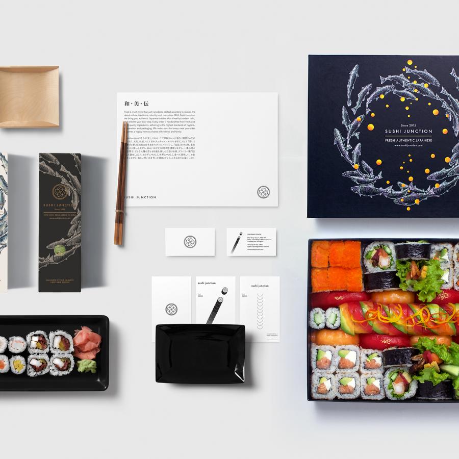 Brand Identity for Sushi Junction by Lee Ching Tat