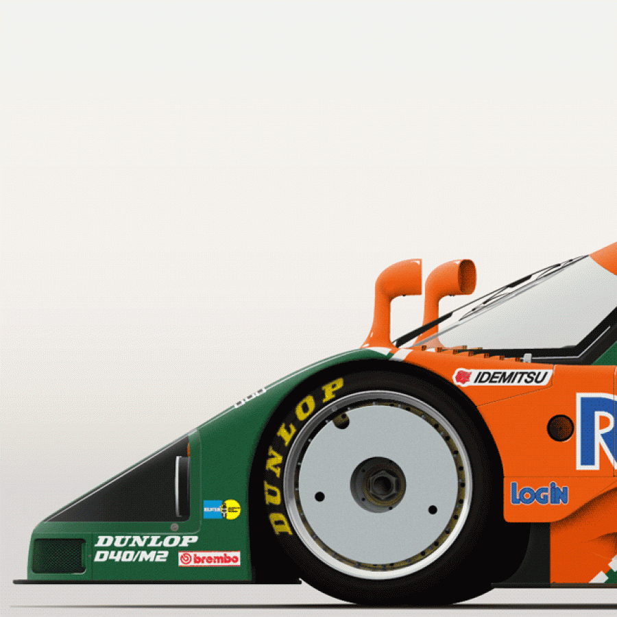 Mazda 787B Ilustration