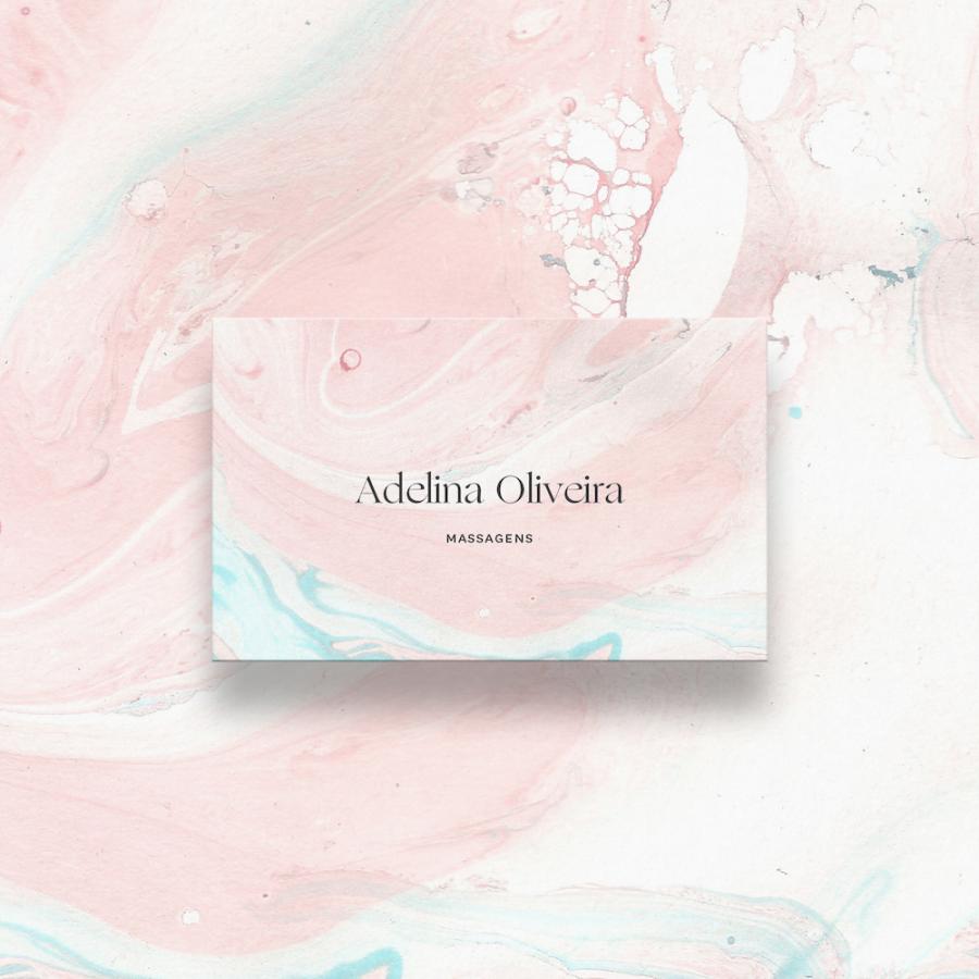 Pastel inspired branding for Adelina Oliveira