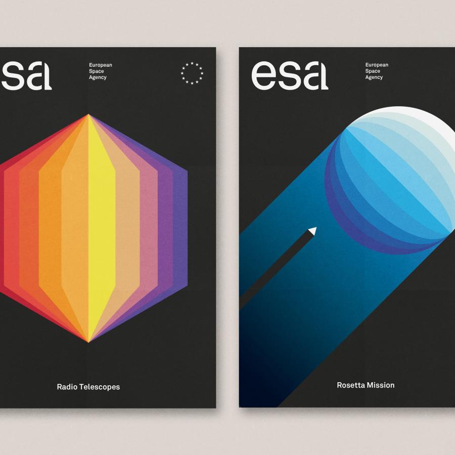 Clever Brand Identity For European Space Agency