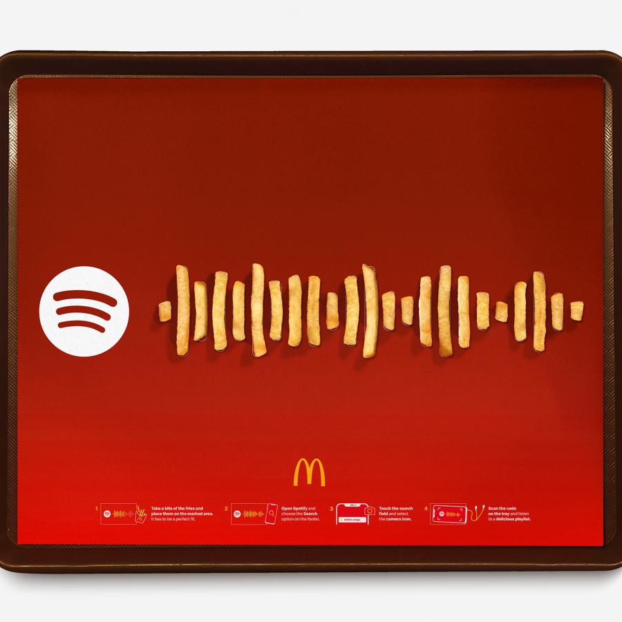 McDonald's x Spotify's Frieslist: Transform your fries into music 