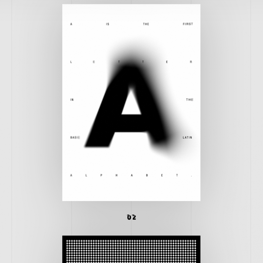 Posters with letter #A