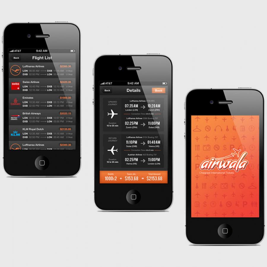 UI Design: Airwala App