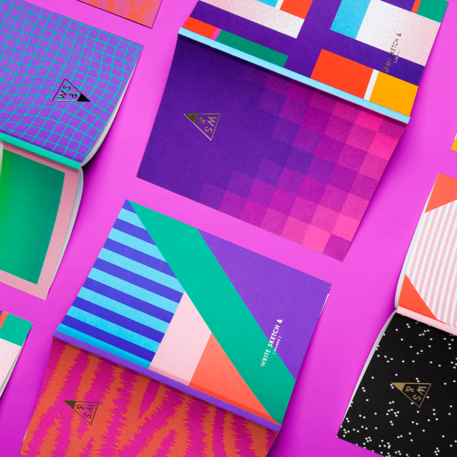 Pure 90s Vibes with the Super Collection Notebooks for Write Sketch &