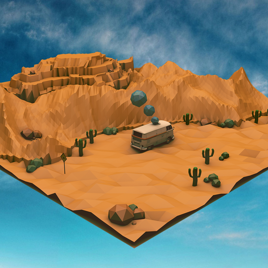 Rad Low Poly Artworks