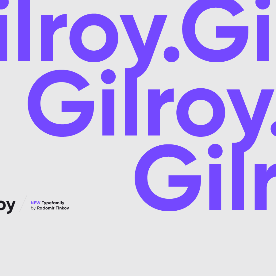 Gilroy Typeface Family