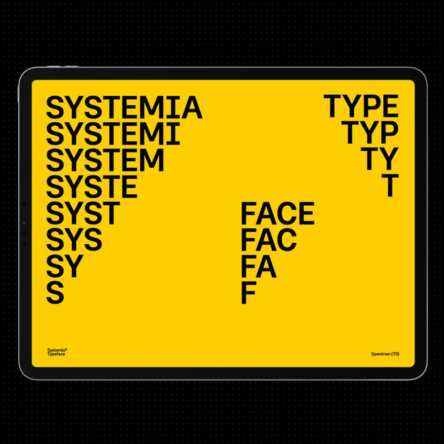 Crafting timeless innovation: Peregrin Studio's Systemia® typeface