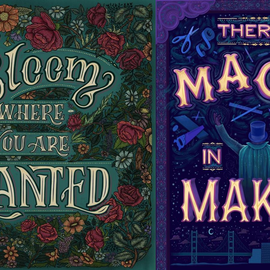 Magnificent Hand Lettering by Emilee Rudd