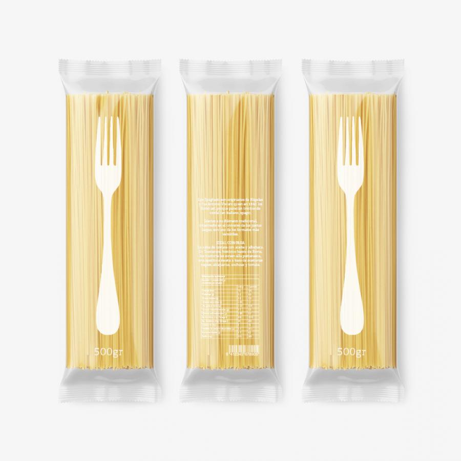 Carbs are the new black: Playful Pasta Packaging Design