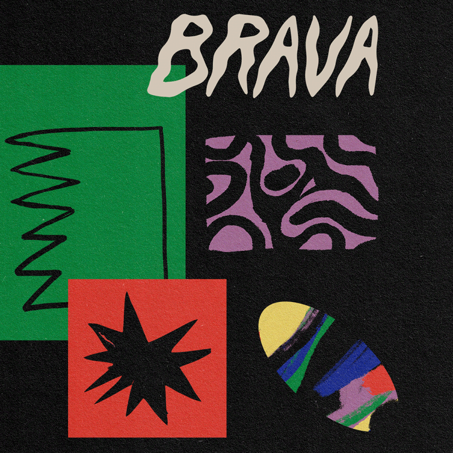 Visual Identity for Brava, platform to amplify voices, a safe and welcoming place.