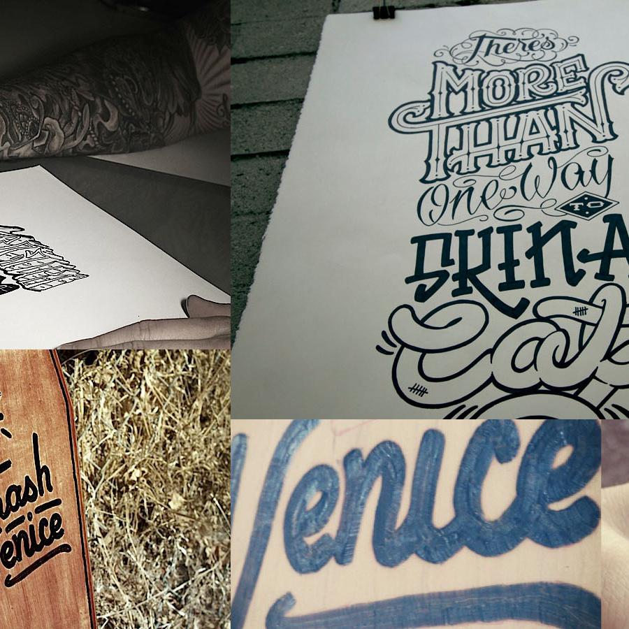 custom lettering abdz.