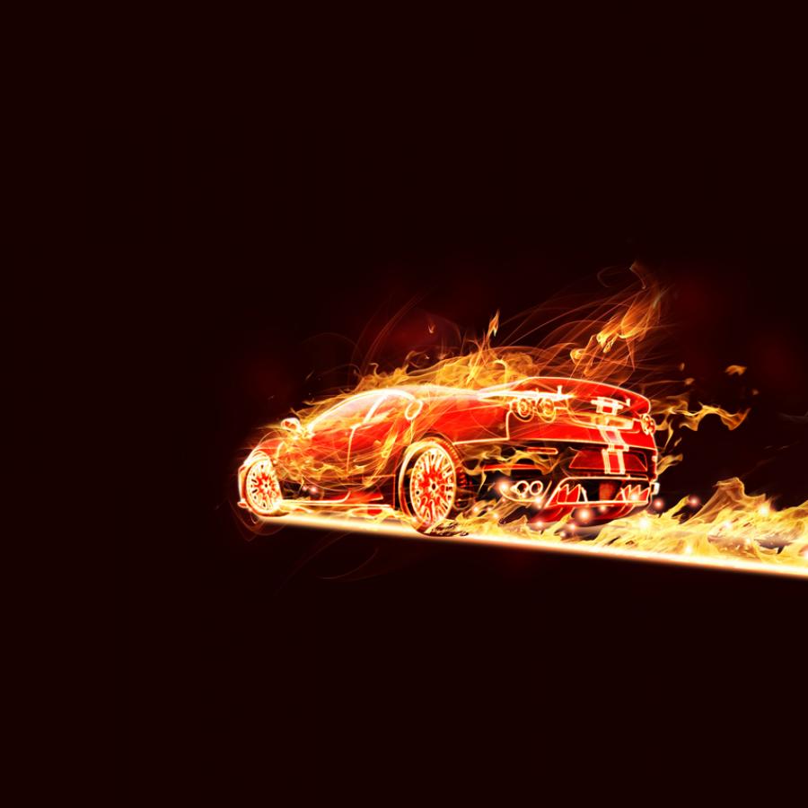 Reader Tutorial: Flaming Car in Photoshop by Lincoln Soares