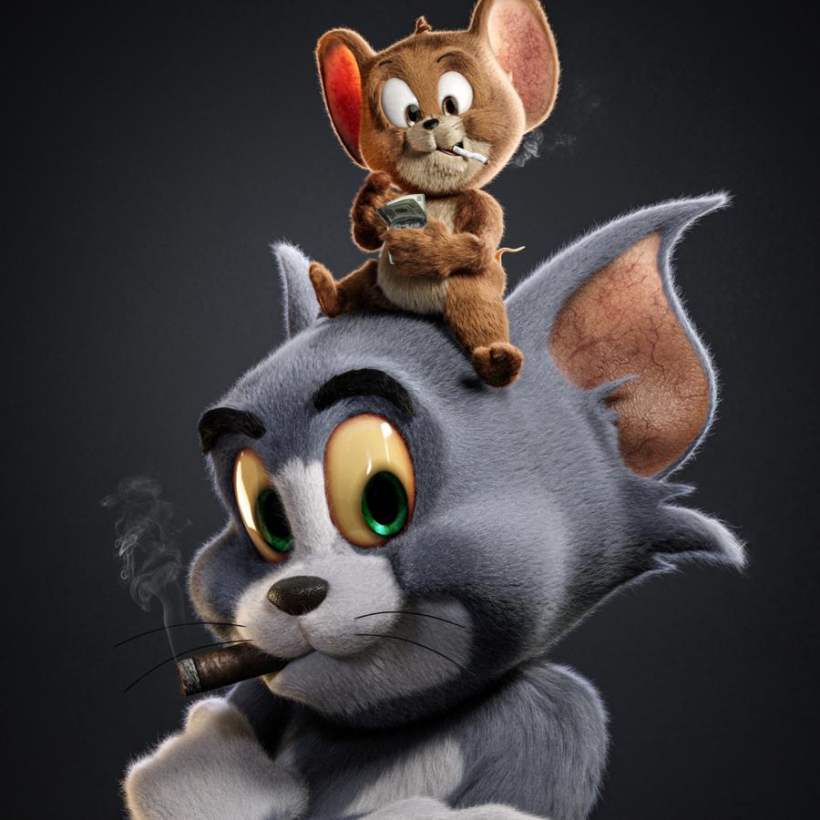 Mischievous take on classic cartoon characters in 3D Mischievous take on classic cartoon characters in 3D