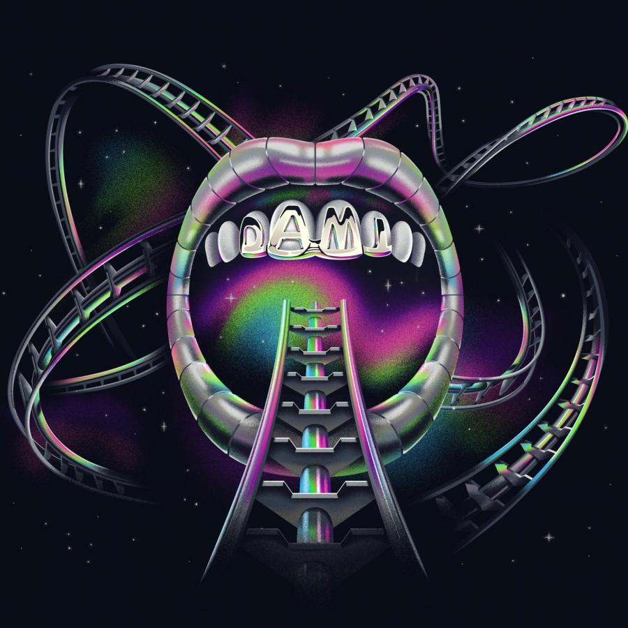 Design for LILDAMI - Viatge en espiral album cover