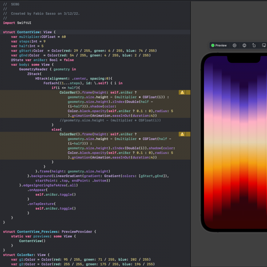 iPhone SE 2022 Wallpaper in SwiftUI