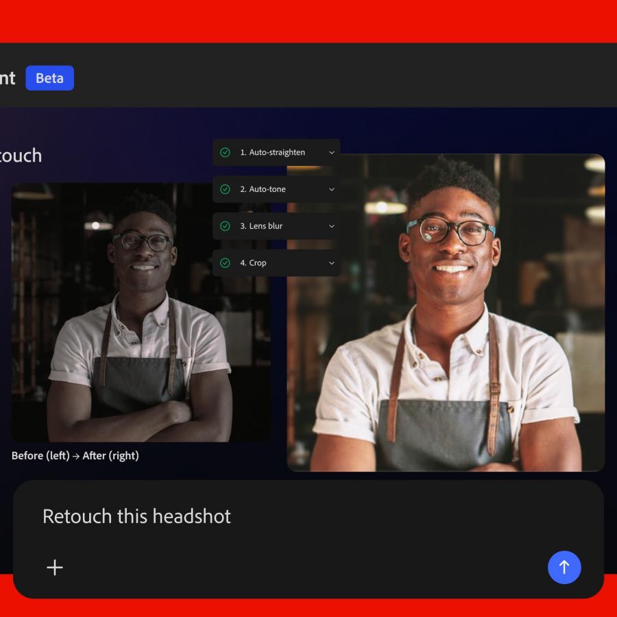 Adobe Firefly AI creative agent interface