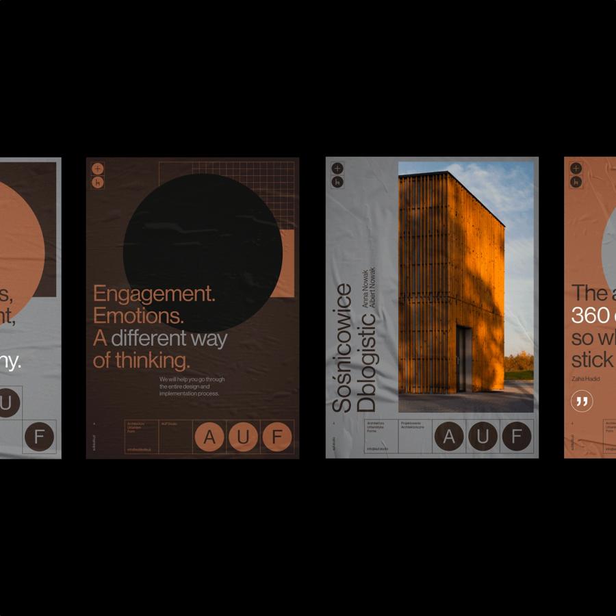 Unleash creative potential with inspiring brand & visual identity for AUF Studio