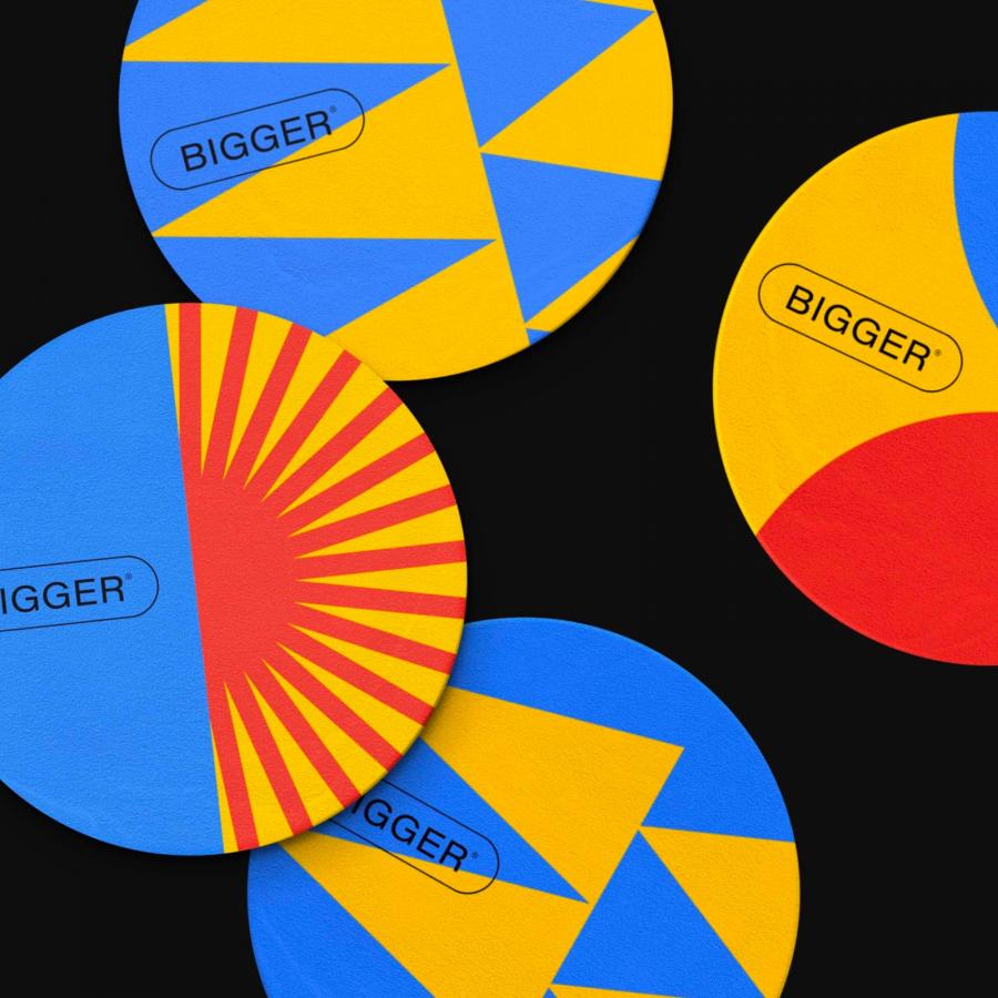 Brand identity and logo design for better, bigger burgers