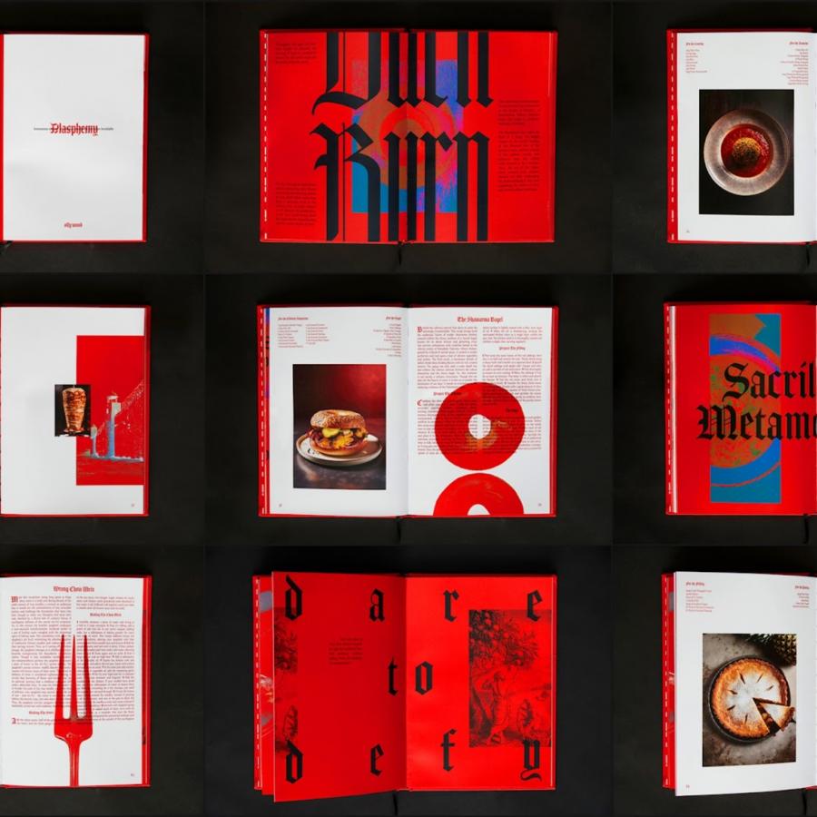 Blasphemy: A Radical Take on Editorial Design and Culinary Rebellion