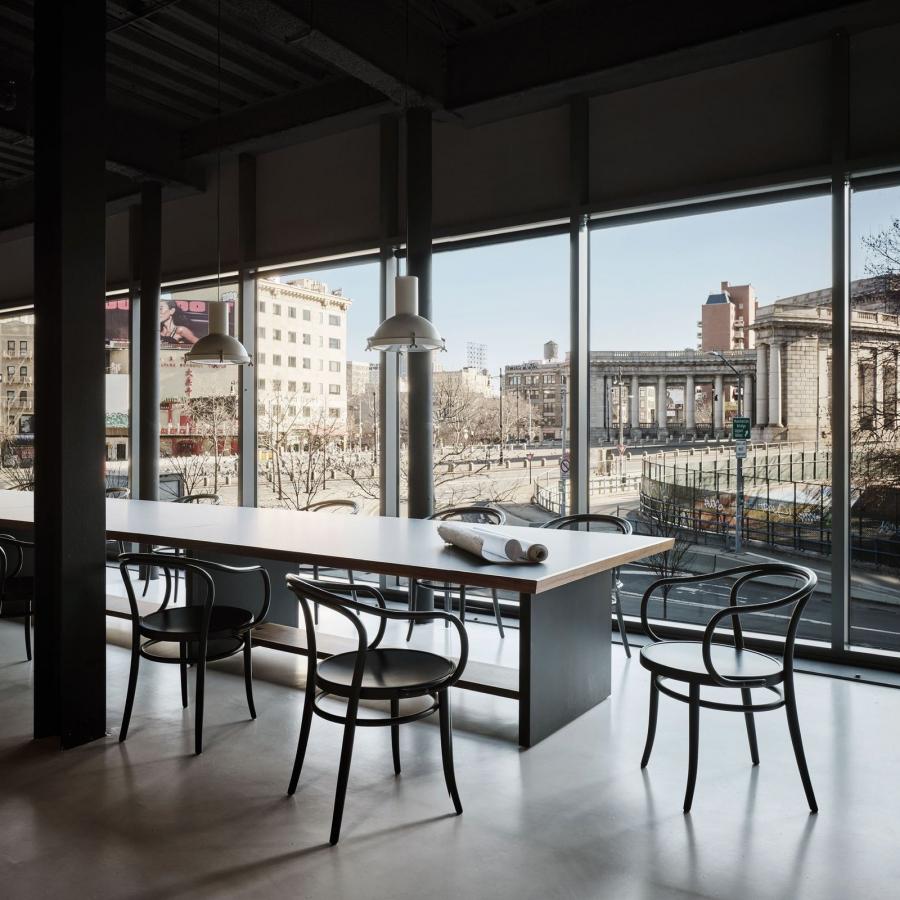 Bonetti Kozerski studio New York Chinatown loft with Manhattan Bridge view