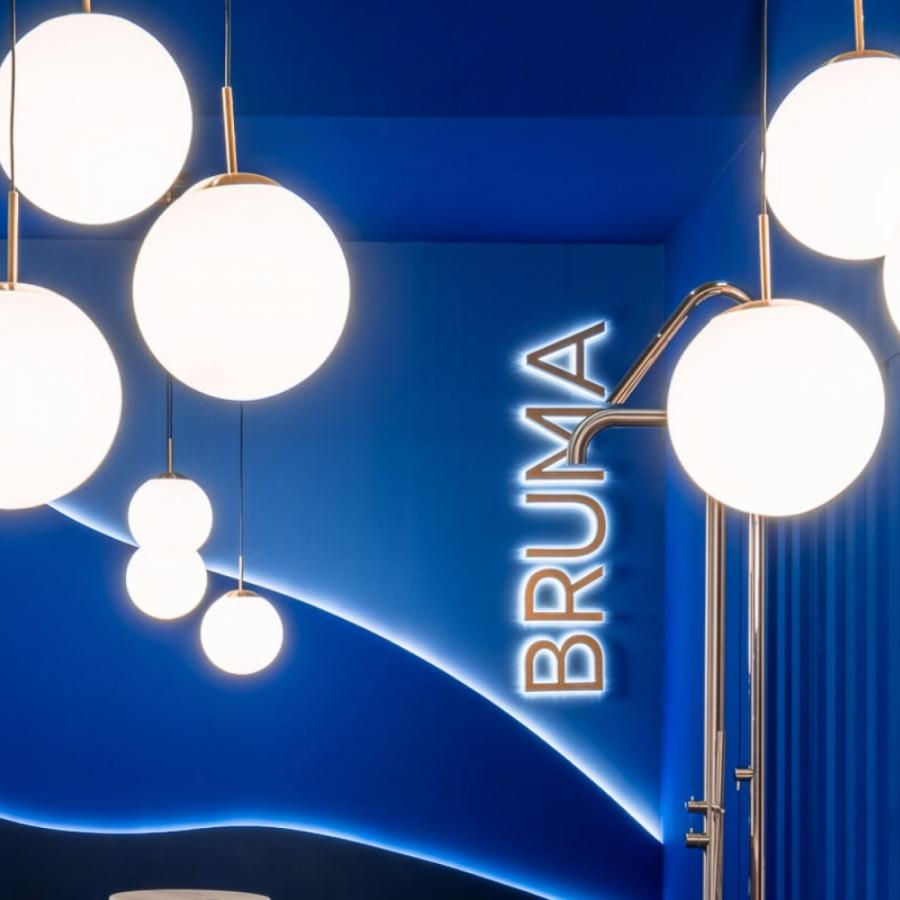 Branding and physical presence for BRUMA: Bringing Flowing Art to life