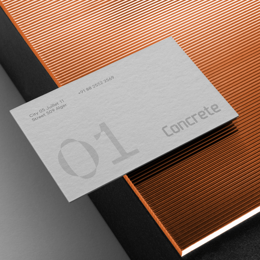 Concrete Developers branding and visual identity