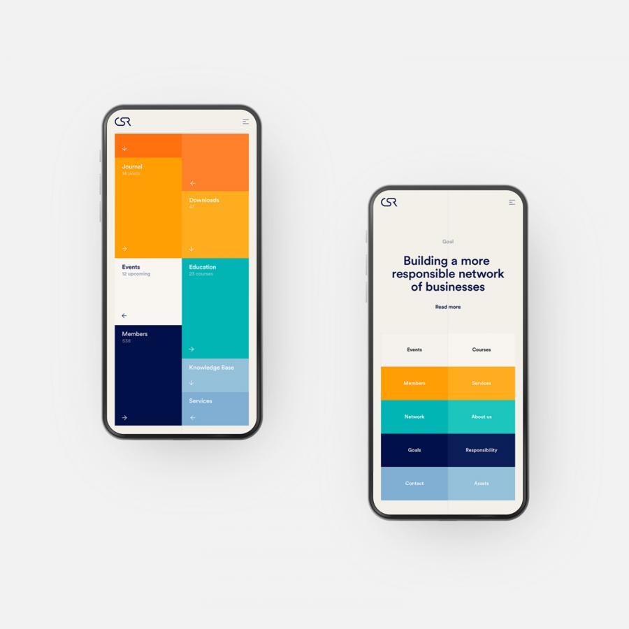 Branding + UI and UX for CSR