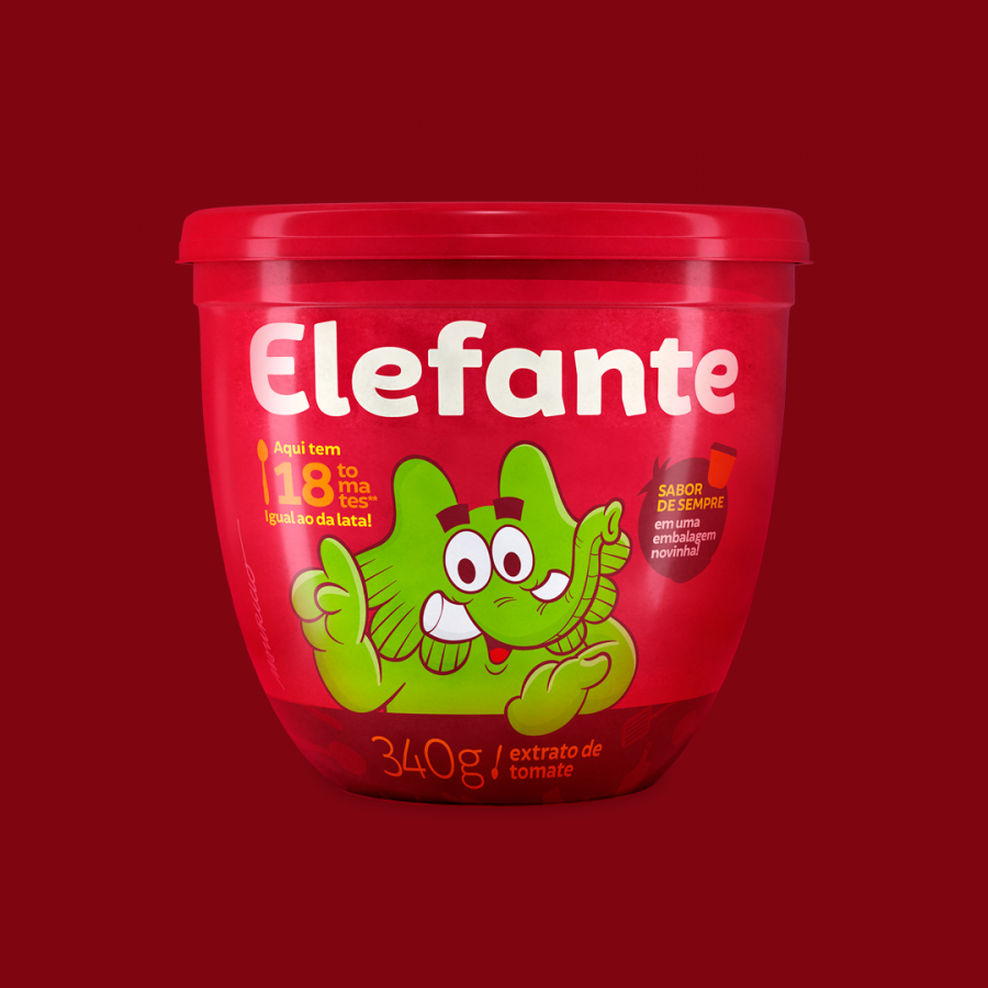 Branding Redesign for Elefante One of Brazilians Most Popular Brand