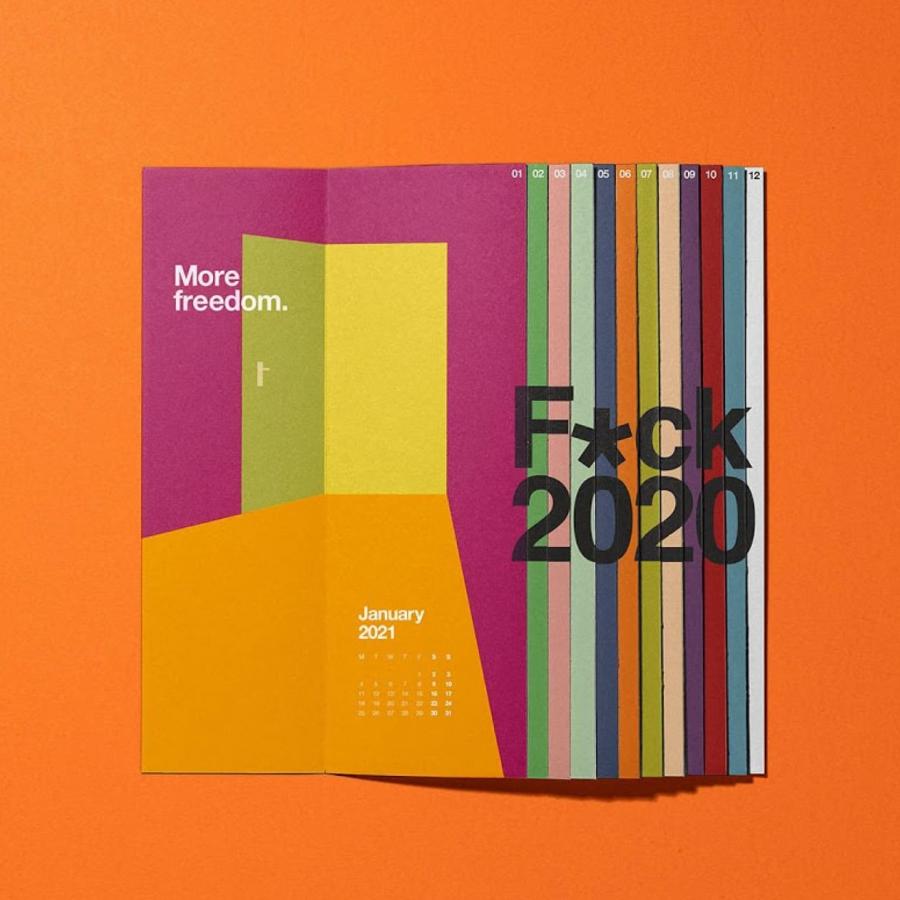 Gift Guide - 'F*ck2020 Lateral 2021 Calendar