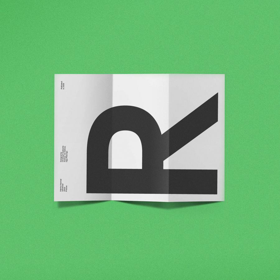 Beautiful Geometric Typeface: Fabrikat Normal