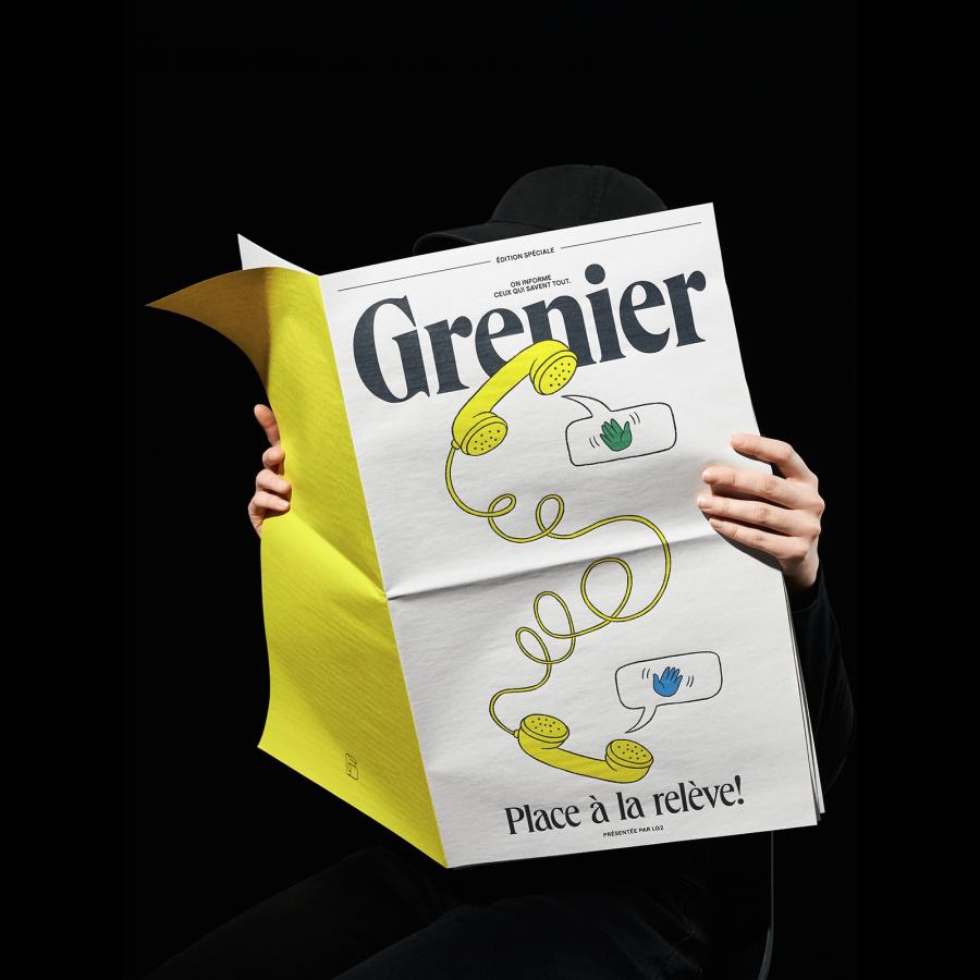 Revitalizing Grenier brand identity and editorial design