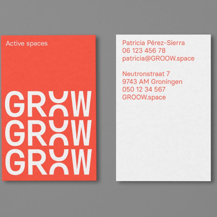 GROOW brand identity design by Buro Reng