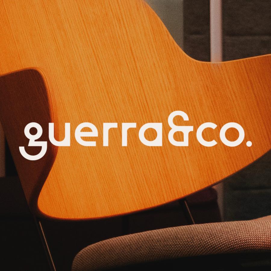 Guerra&Co. interior design branding identity by Studio Mateus Araújo